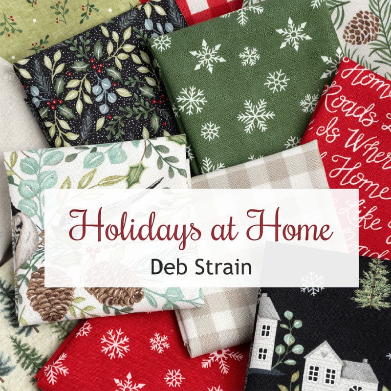 Holidays at Home Snowy White Snowflakes Fabric 56077 21