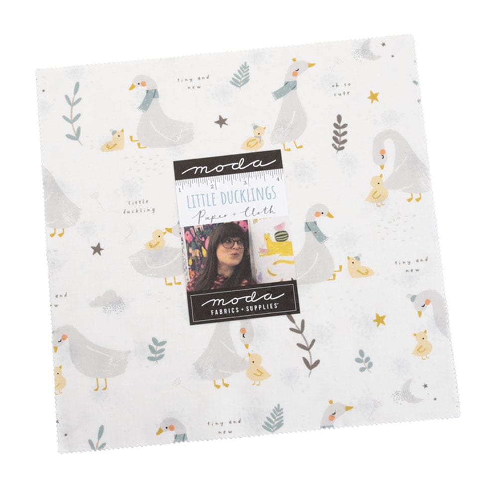 Moda Little Ducklings Mustard - Foliage Sprigs Baby - Fabric