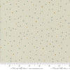 Moda Shimmer Metallic Snowing Dots Ecru 1846-12M Ruler Image