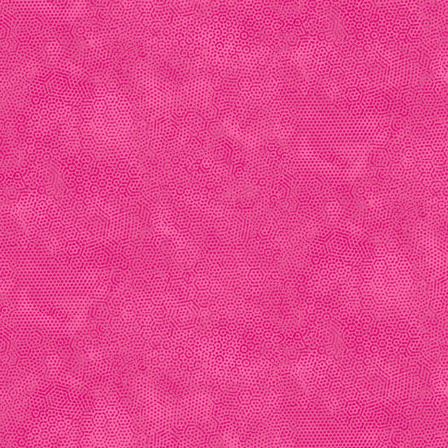 Makower Patchwork Fabric Dimples Scorching Pink 1867 E24