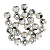 Plated Beads: 5mm: Silver: 25 quantity