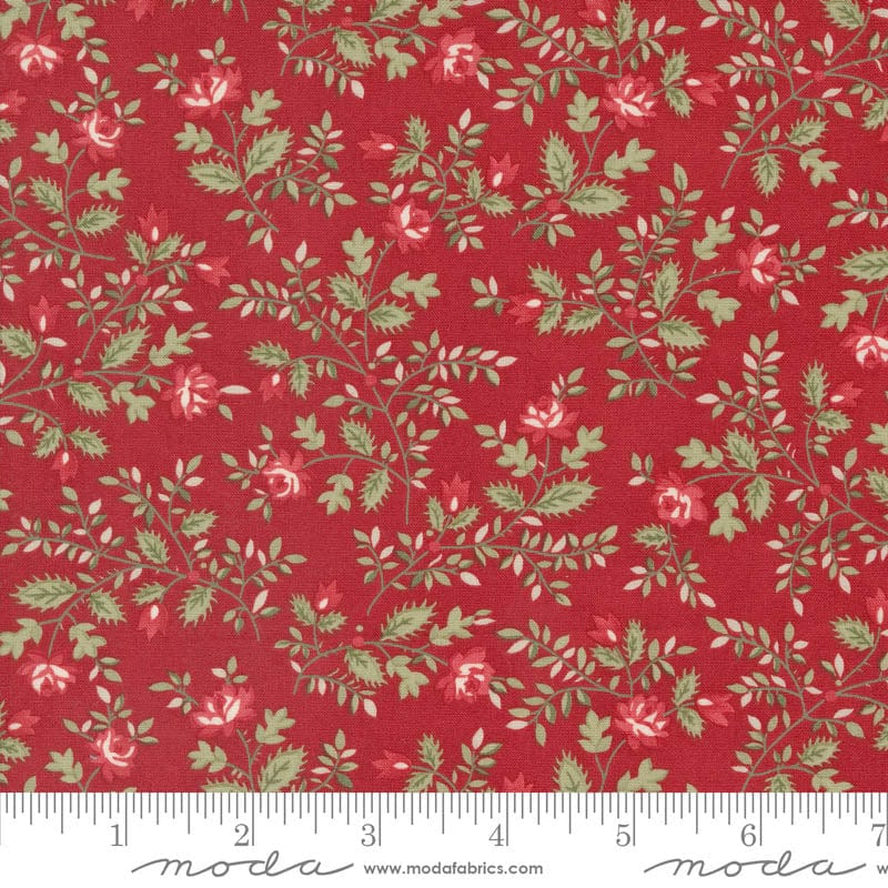 Moda A Christmas Carol Silent Night Crimson 44358-13 Ruler Image