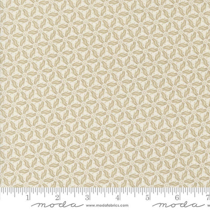 Moda Snowman Gatherings Iv Snow Flower Snow Taupe 49251-16 Ruler Image