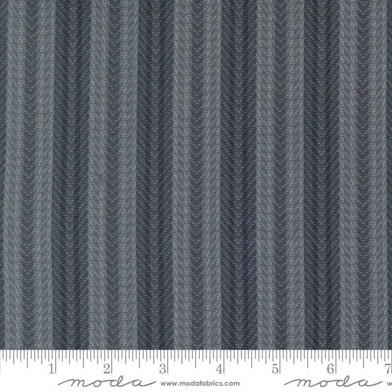 Moda Farmhouse Flannels Iii Blanket Stripe Graphite 49275-15F Ruler Image