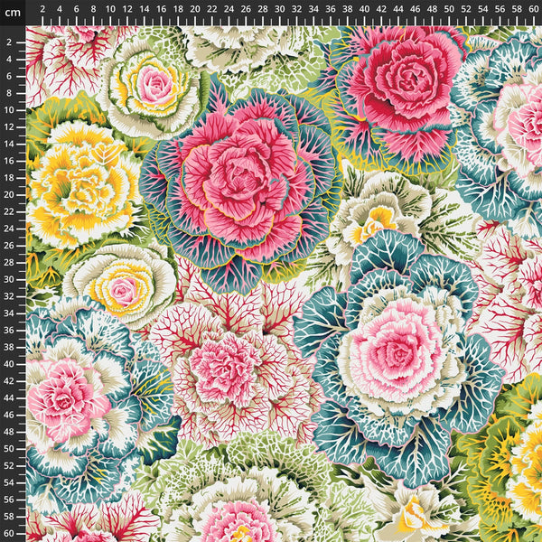 Kaffe Fassett Fabric Brassica Pastel