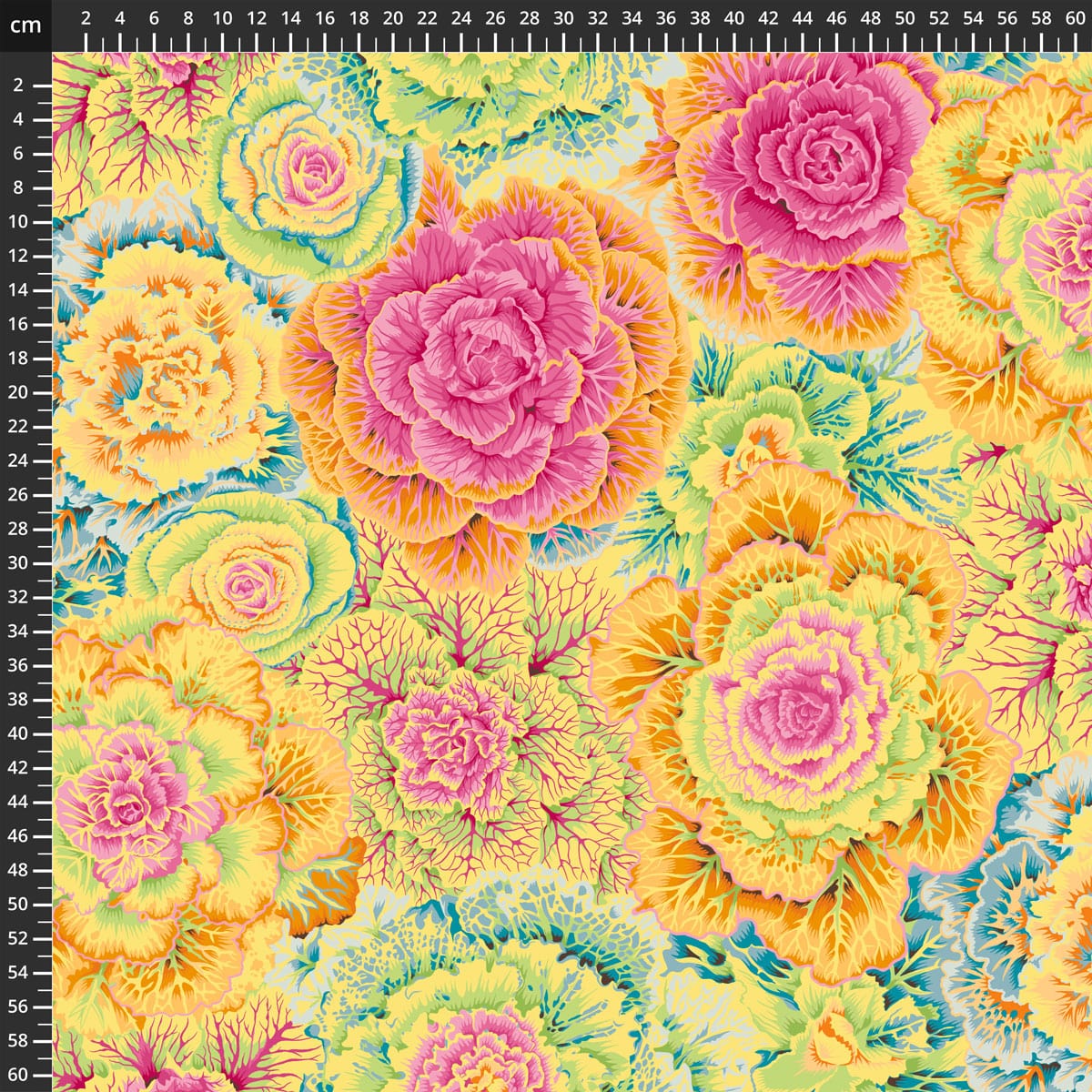 Kaffe Fassett Fabric Brassica Yellow