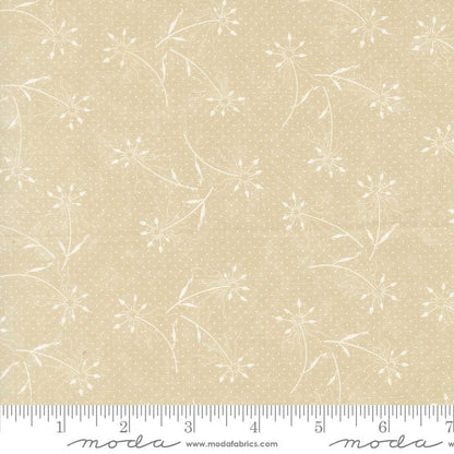 Moda Blackbirds Nest Dandelions Tan Tonal 9750-21 Ruler Image