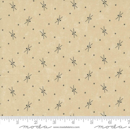 Moda Blackbirds Nest Twigs And Stones Tan 9753-11 Ruler Image