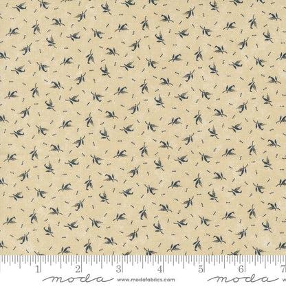 Moda Blackbirds Nest Feathers Tan 9754-11 Ruler Image