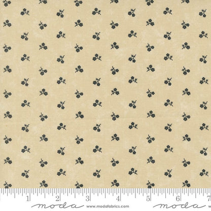 Moda Blackbirds Nest Petite Petals Tan 9755-11 Ruler Image