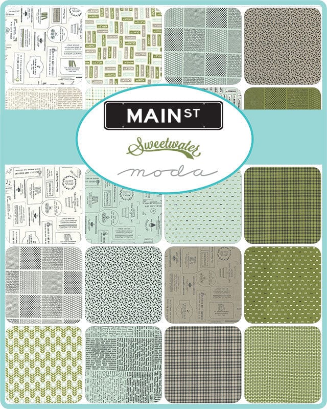 Moda Fabric Main Street Layer Cake 55640LC assortment