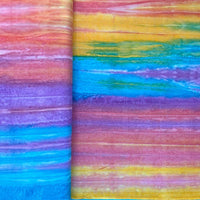 Batik Landscape Fabric Pastel Waves WTD26