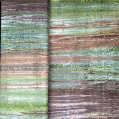Batik Landscape Fabric Teal Truffle WTD21