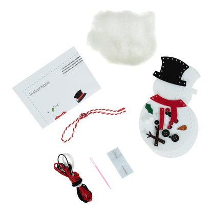 Felt Decoration Kit: Snowman