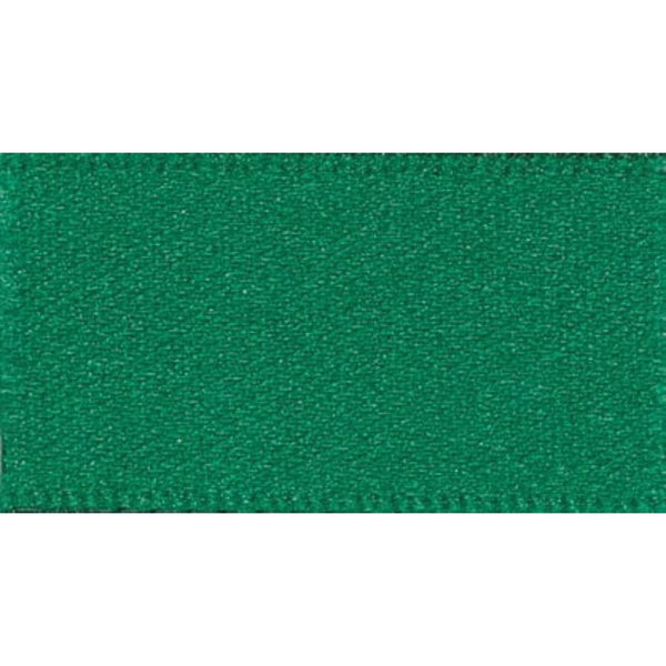 Double Faced Satin Ribbon Hunter Green: 35mm wide. Price per metre.