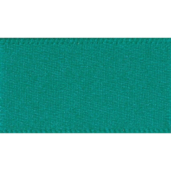Double Faced Satin Ribbon Jade Green: 7mm wide. Price per metre.