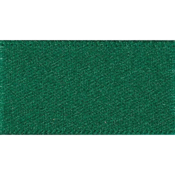 Double Faced Satin Ribbon Forest Green: 35mm wide. Price per metre.