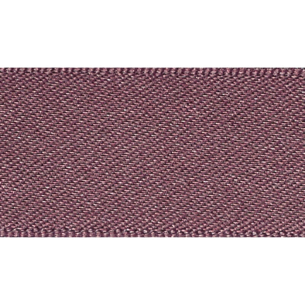 Double Faced Satin Ribbon Grape Purple: 25mm wide. Price per metre.