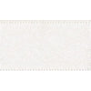 Double Faced Satin Ribbon: Bridal white: 10mm wide. Price per metre.