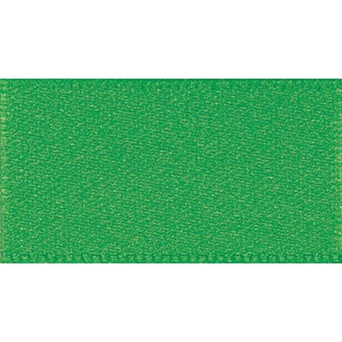 Double Faced Satin Ribbon Emerald Green: 7mm wide. Price per metre.