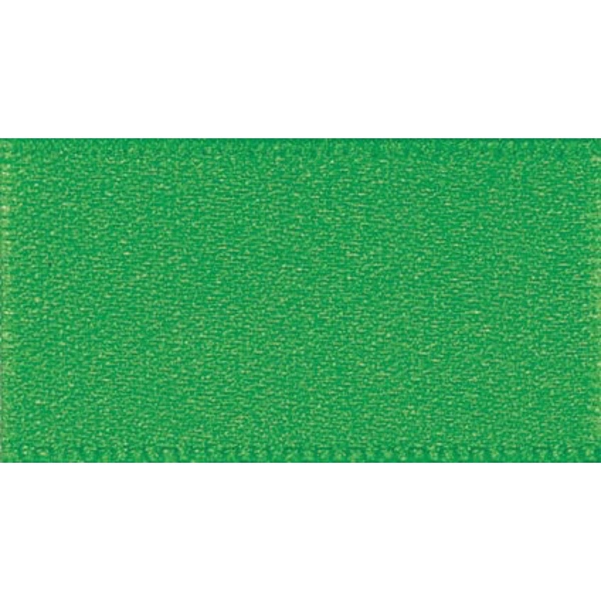 Double Faced Satin Ribbon Emerald Green: 35mm wide. Price per metre.