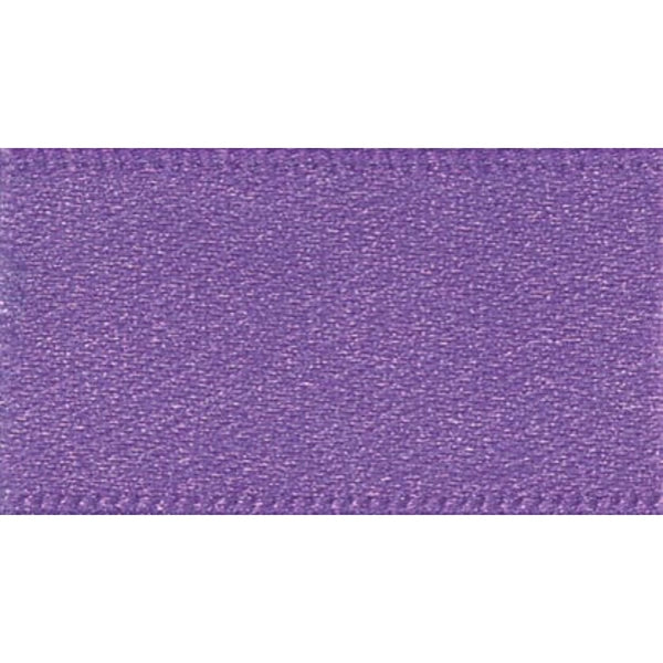 Double Faced Satin Ribbon Purple: 25mm wide. Price per metre.