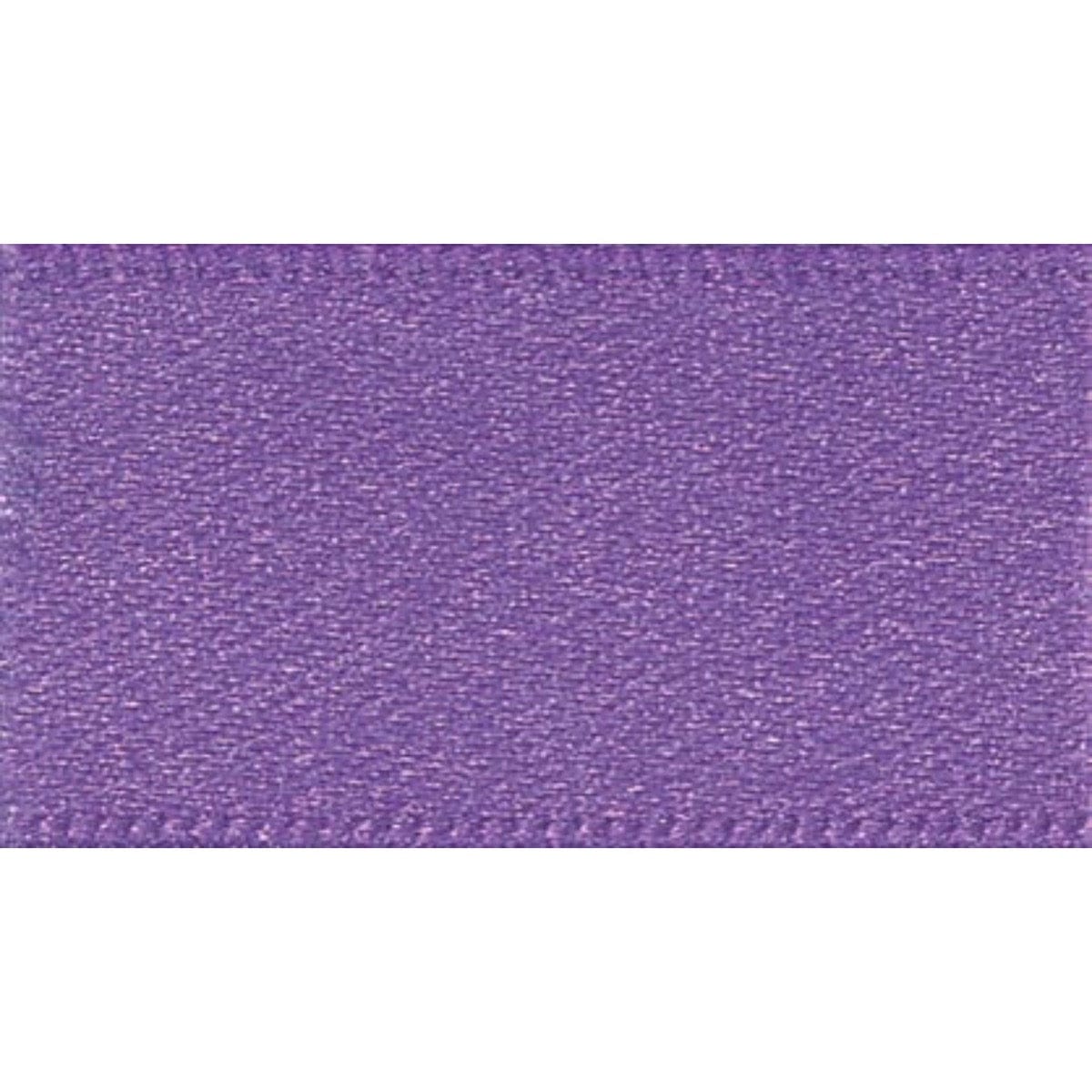 Double Faced Satin Ribbon Purple: 35mm wide. Price per metre.