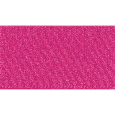 Double Faced Satin Ribbon Fuchsia Pink: 25mm wide. Price per metre.