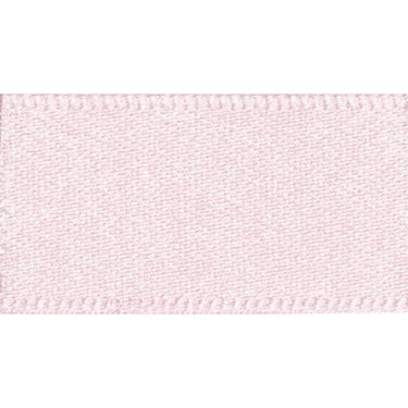 Double Faced Satin Ribbon Pale Pink: 15mm wide. Price per metre.