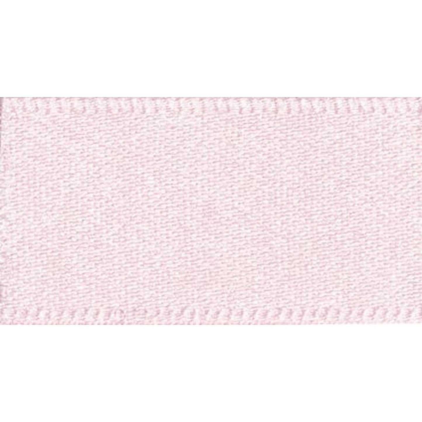 Double Faced Satin Ribbon Pale Pink: 35mm wide. Price per metre.