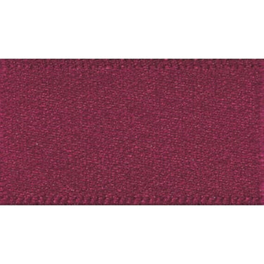 Double Faced Satin Ribbon Burgundy Red: 35mm wide. Price per metre.