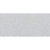 Double Faced Satin Ribbon Silver Grey: 15mm Wide. Price per metre.