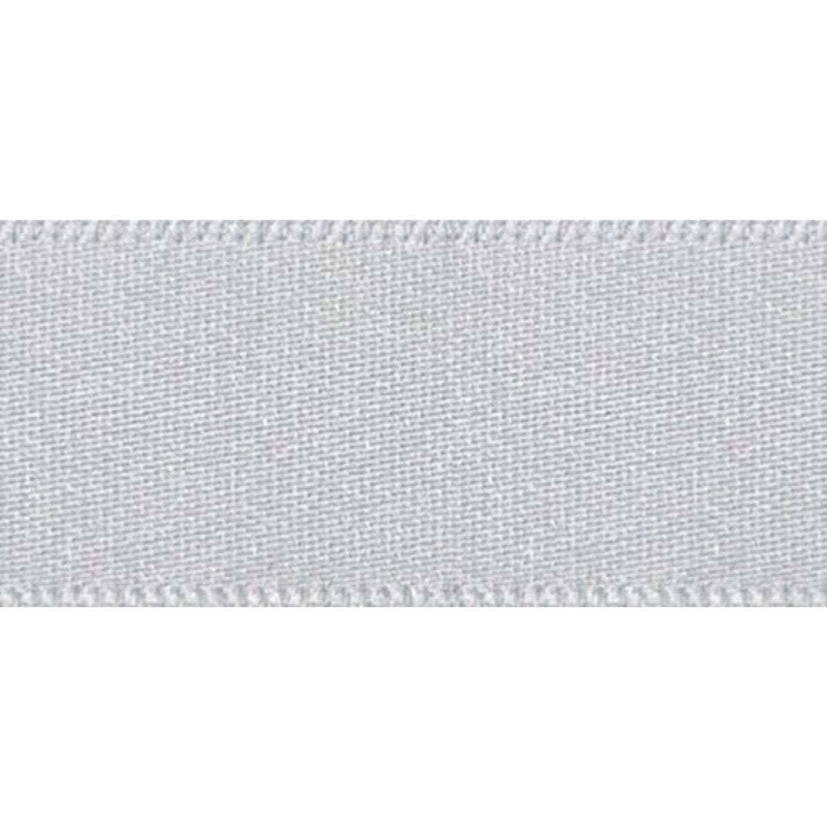 Double Faced Satin Ribbon Silver Grey: 15mm Wide. Price per metre.