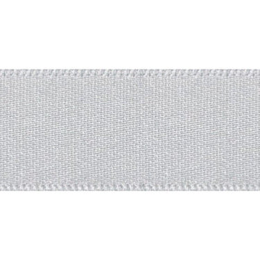 Double Faced Satin Ribbon Silver Grey: 35mm Wide. Price per metre.