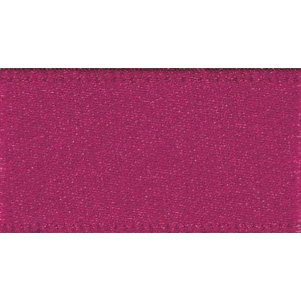 Double Faced Satin Ribbon Wine: 7mm wide. Price per metre.