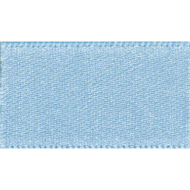 Double Faced Satin Ribbon Cornflower Blue: 7mm wide. Price per metre.