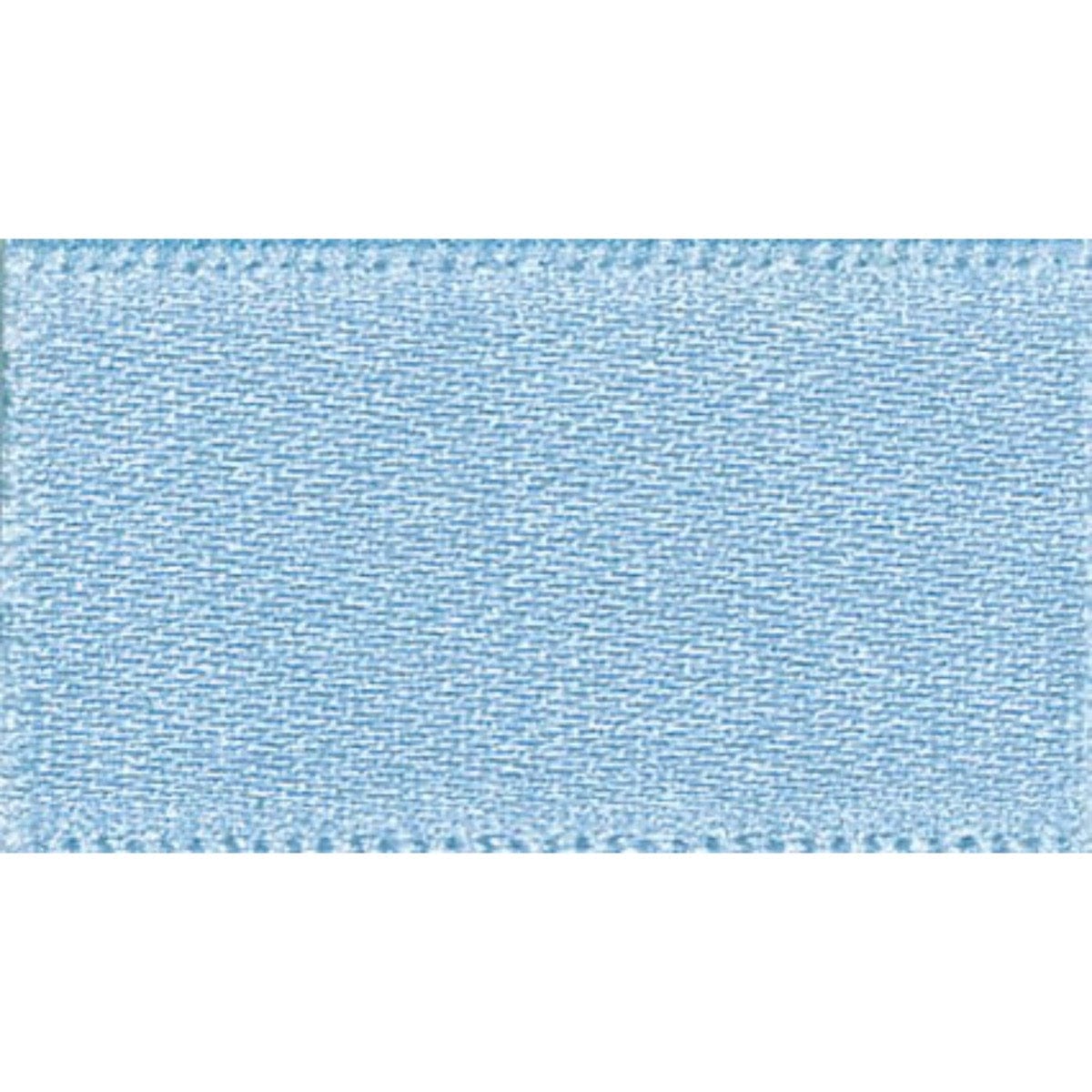 Double Faced Satin Ribbon Cornflower Blue: 25mm wide. Price per metre.