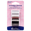 Invisible Thread - 2 Pack (Smoke and clear coloured threads)