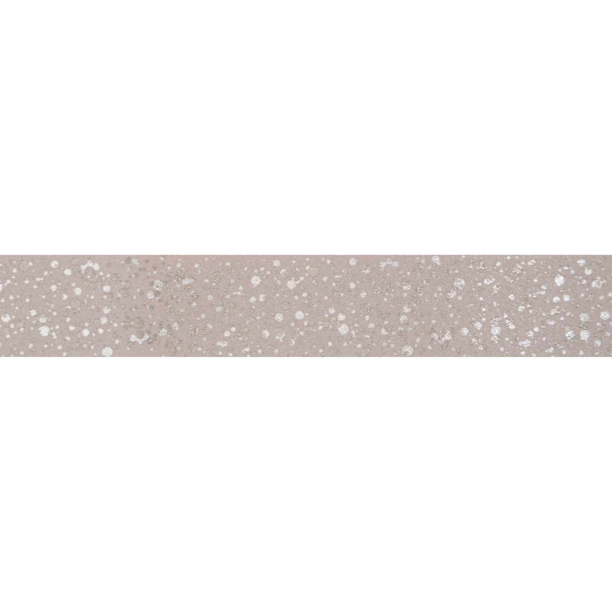 Sparkler Ribbon: Silver Grey With Silver Metallic: 15mm wide. Price per metre.