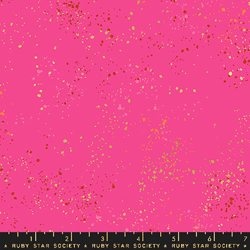 Ruby Star Speckled Metallic Playful RS5027-124M Ruler Image