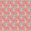 Tilda Jubilee Fabric Farm Flowers Pink TD110097
