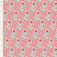 Tilda Jubilee Fabric Teardrop Pink TD100546