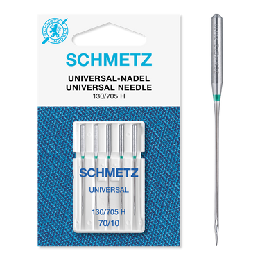 Schmetz Sewing Machine Needles Universal Size 70/10 Pack of 5