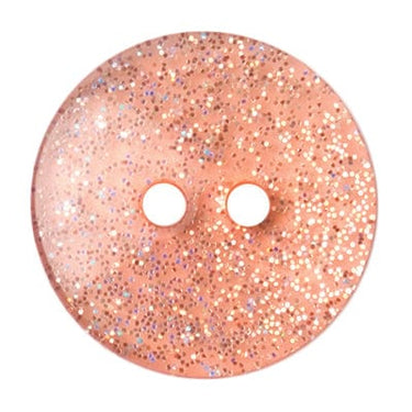 ABC Buttons Buttons Pink Glitter Button 18mm  - The Sewing Studio for sale UK - The Sewing Studio