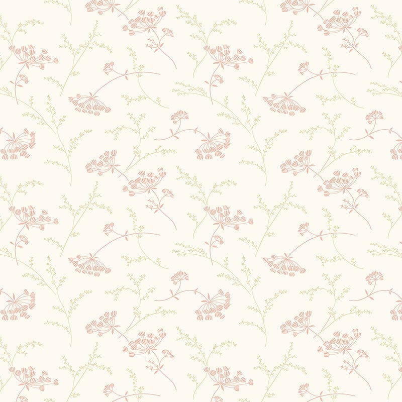 Andover Fabric Makower Pebbles Anne Lace Water Lily 2-1297LE  - The Sewing Studio