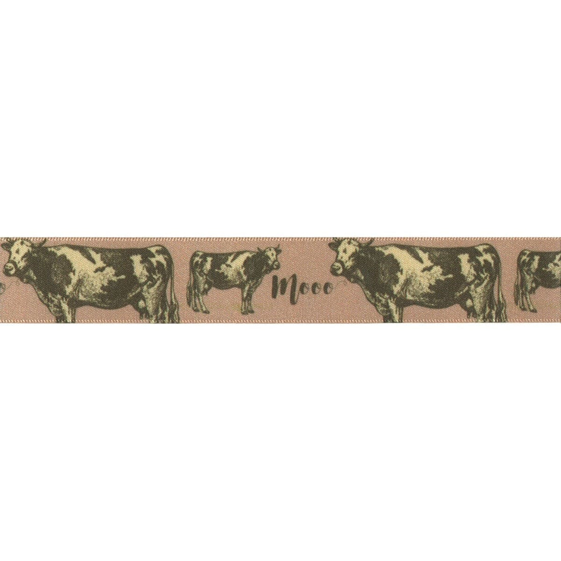 Berisfords Ribbon Cow Mauve Satin Ribbon: 25mm wide. Price per metre.  - The Sewing Studio