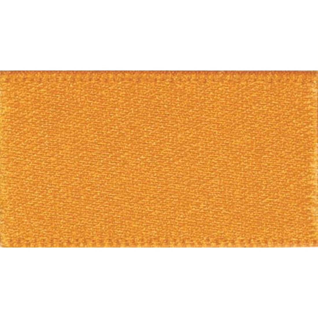 Berisfords Ribbon Double Faced Satin Marigold Orange: 10mm wide. Price per metre.  - The Sewing Studio