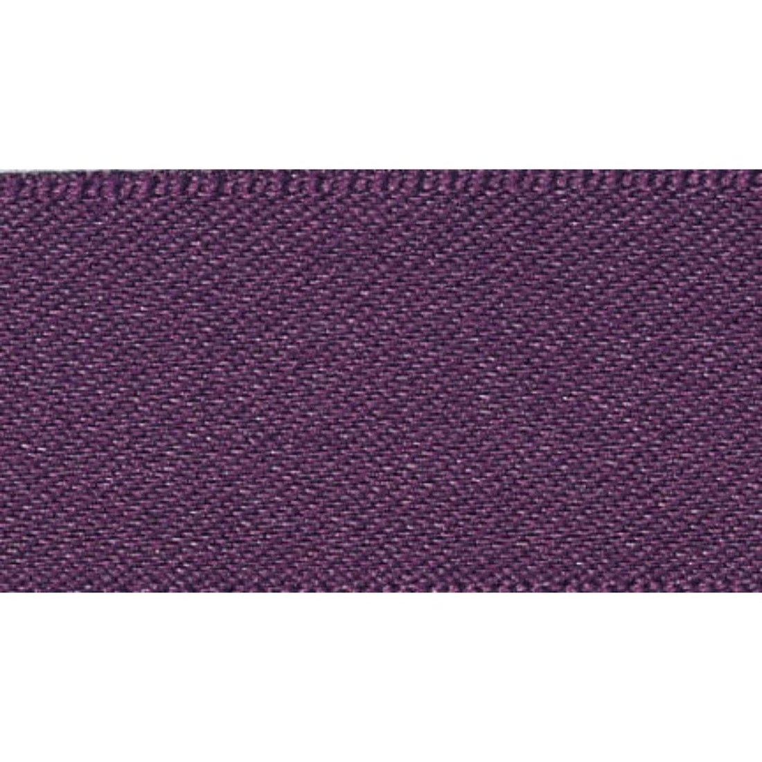 Berisfords Ribbon Double Faced Satin Ribbon: Blackberry Purple: 10mm wide. Price per metre.  - The Sewing Studio