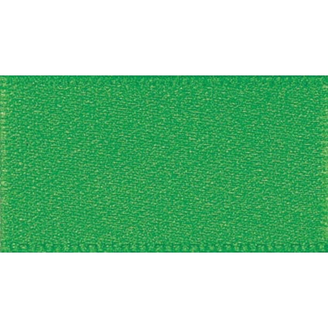 Berisfords Ribbon Double Faced Satin Ribbon Emerald Green: 10mm wide. Price per metre.  - The Sewing Studio