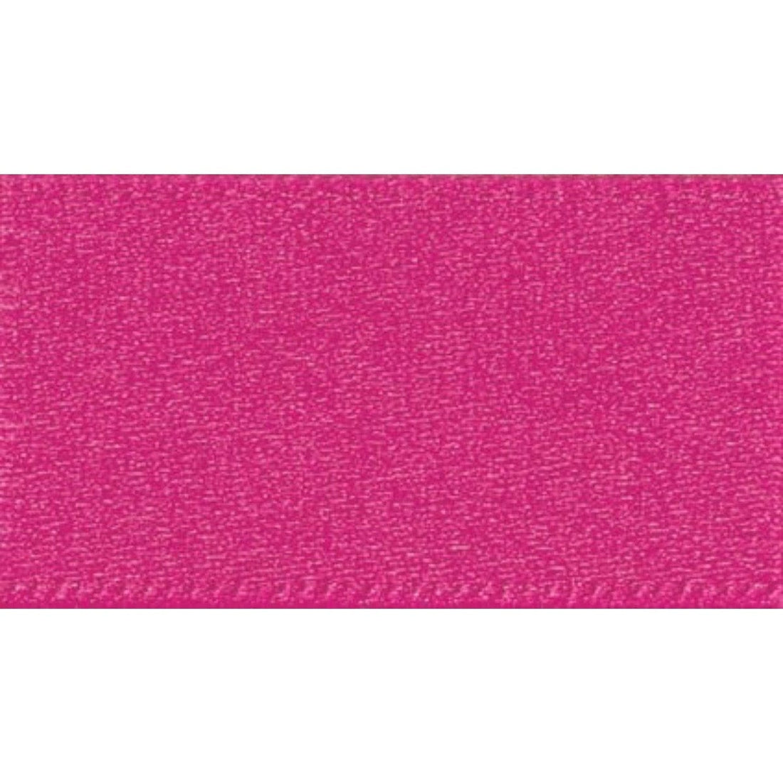 Berisfords Ribbon Double Faced Satin Ribbon Fuchsia Pink: 10mm wide. Price per metre.  - The Sewing Studio